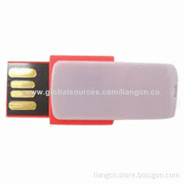 Mini Rotation Plastic USB Flash Drive